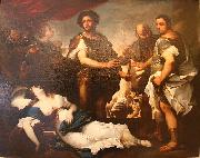 Luca  Giordano La mort de Lucrece Germany oil painting artist
